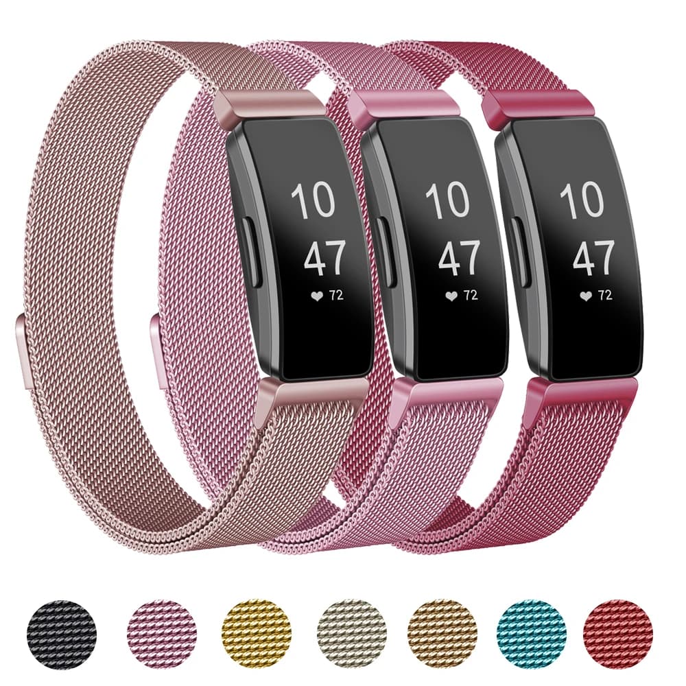 Per Fitbit Inspire cinturino in metallo cinturino magnetico milanese cinturino per Fitbit Inspire Correa cinturino per orologio intelligente