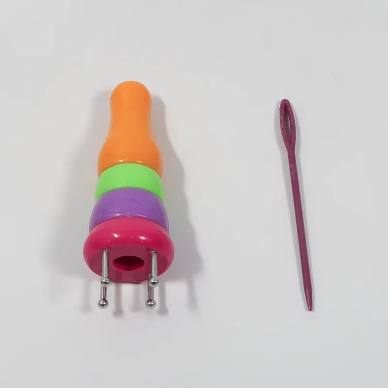 Colorful Plastic French knitting loom Rope Weaving Tool Easy Weave Rope handmade crafts needlework