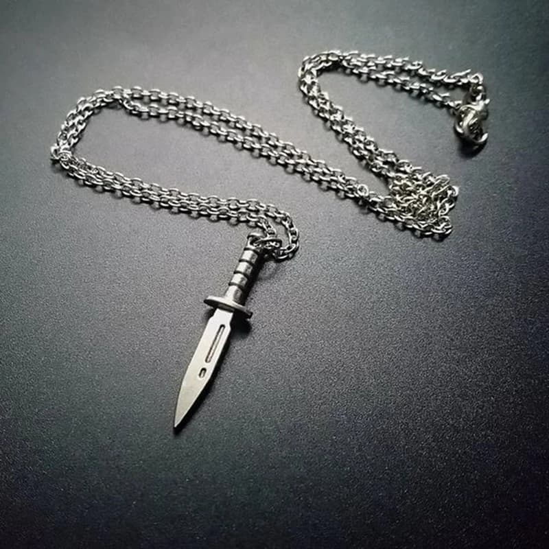 Nuovo coltello gotico pugnale ciondolo girocolli collana gioielli regalo per uomo donna Gril Boy punk stile Kpop accessori fascino
