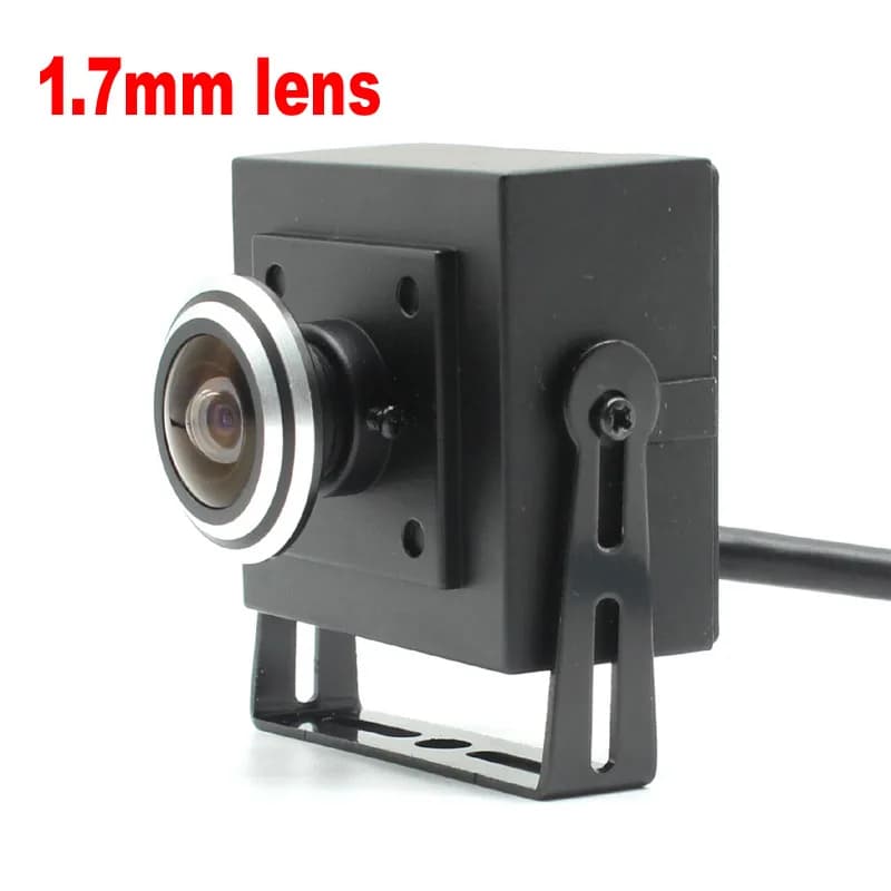 HD 4MP Network Audio CCTV POE IP Camera Mini Box Security IPC H.265 ONVIF + 1.7mm fisheye lens