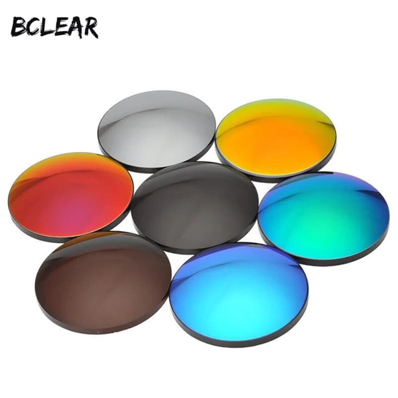 BCLEAR Uomo Donna Occhiali da sole progressivi multifocali a specchio polarizzato Lenti Occhiali da sole per la guida all'aperto Lenti Vedi lontano vicino