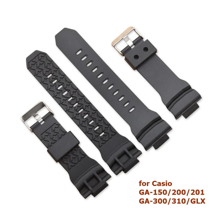 Silicone Strap for GA-150 GA-200/201 GA300/310/ GLX accessories for women's sports strap