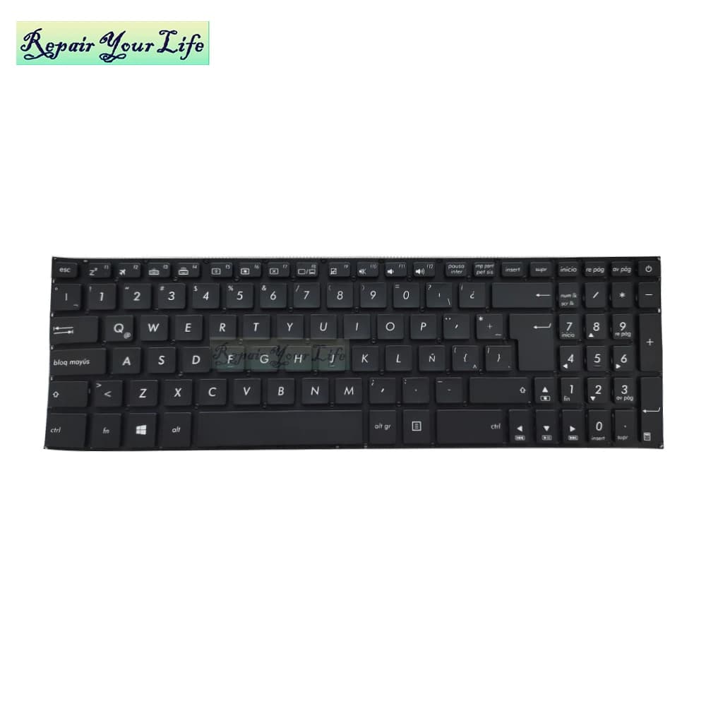 Tastiera del computer portatile per Asus VivoBook Pro 17x705 x705ma x705mb x705ua x705uf x705u LA Latino SP nero ASM17A96LAJ528 retroilluminato KB