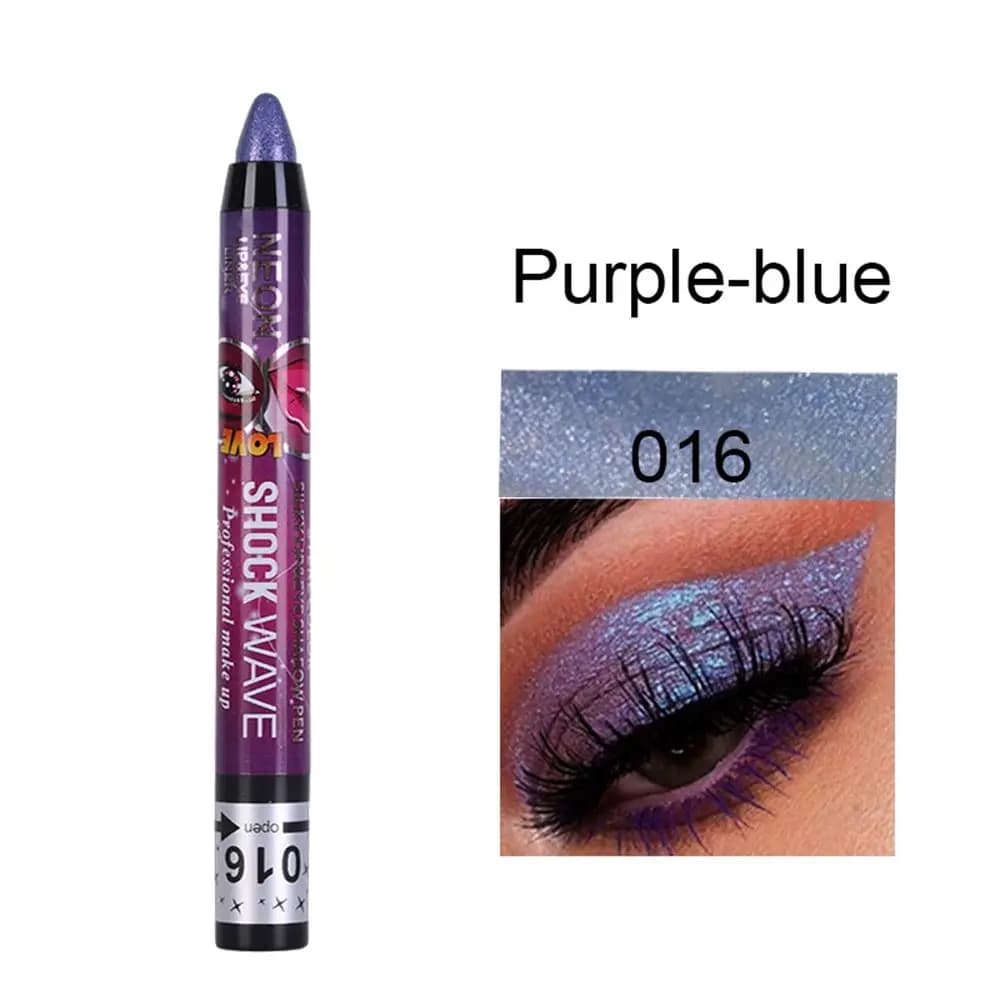 Makeup Shimmer Colored Gradient Waterproof 2 In 1 Lip Pen Eyeshadow Stick Pencil