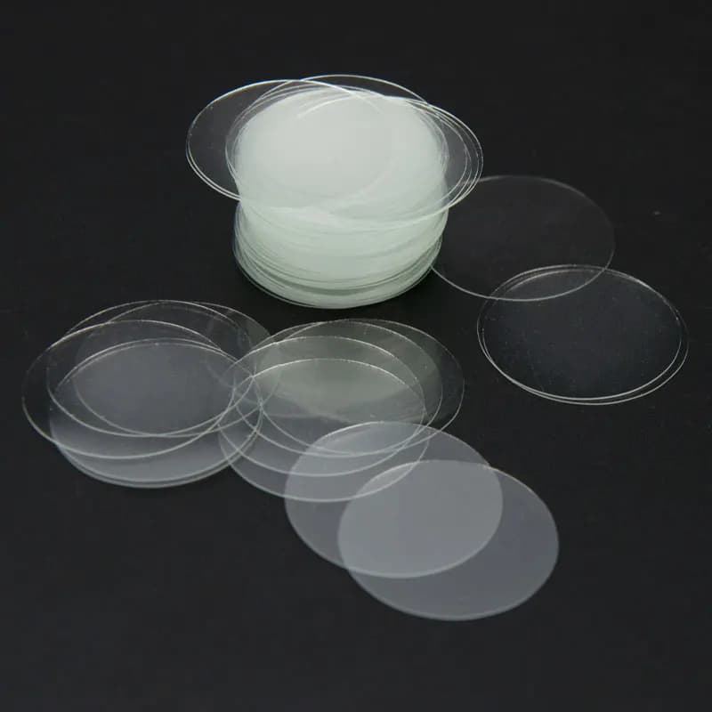 1000 pezzi vetrino per microscopio vetrino trasparente con copertura rotonda scivola diapositive vuote 30mm 32mm 35mm copertura diapositive spessore 0.13 - 0.17mm