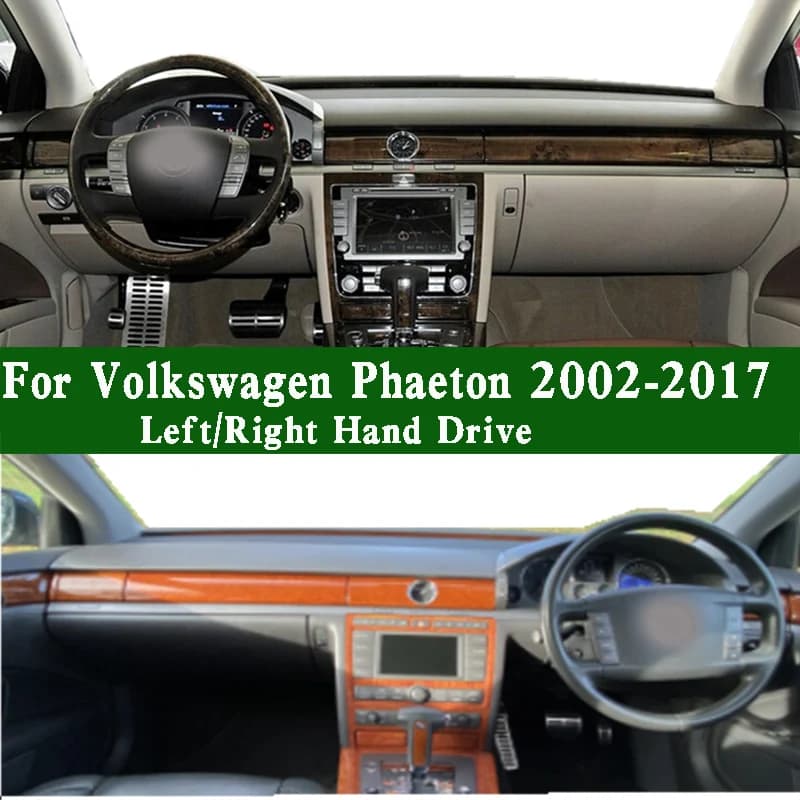 For Volkswagen VW Phaeton 3D1/2/4/6/8/9 V6 V8 V10 W12 Dash Zerbino Dash Protective Cover Solar Pad Anti-Sporcock Dash Zerbino