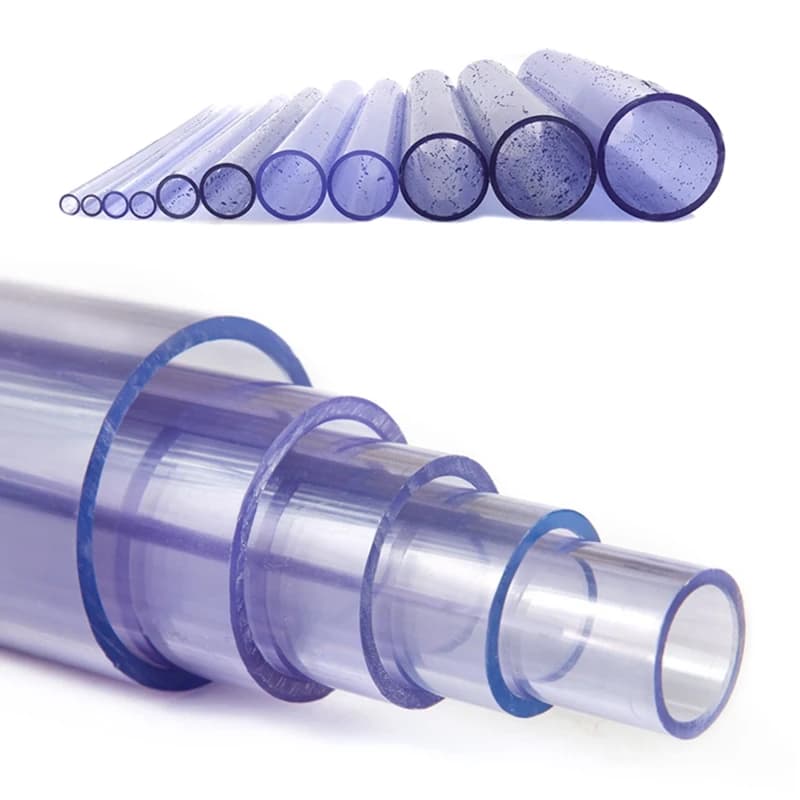 2 pieces O.D.16/18/20/25/32 ~ 315mm pipes for blue watering transparent tube UPVC aquarium hose length 25/50cm garden hose
