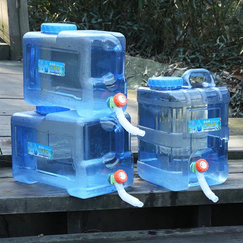 5L 8L 12L secchio d'acqua all'aperto serbatoio dell'acqua portatile che guida il contenitore dell'acqua con il rubinetto campeggio escursionismo Picnic bottiglia d'acqua