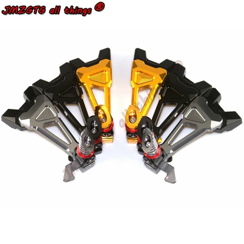 Moto CNC Pedane Posteriori Staffa Kit Pedane Poggia Montaggio Per YAMAHA R6 2008 09 10 11 12 13 14 15 2016