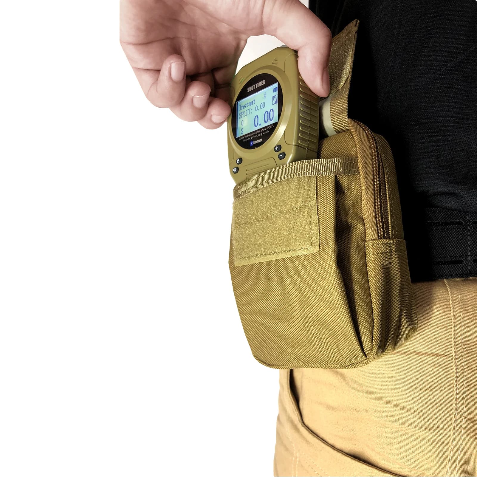 IPSC IDPA M1A2 Borsa portaoggetti sportiva Shot Timer Shooting Training Timer Custodia protettiva Cover Shell Mollo Cintura Cambia denaro