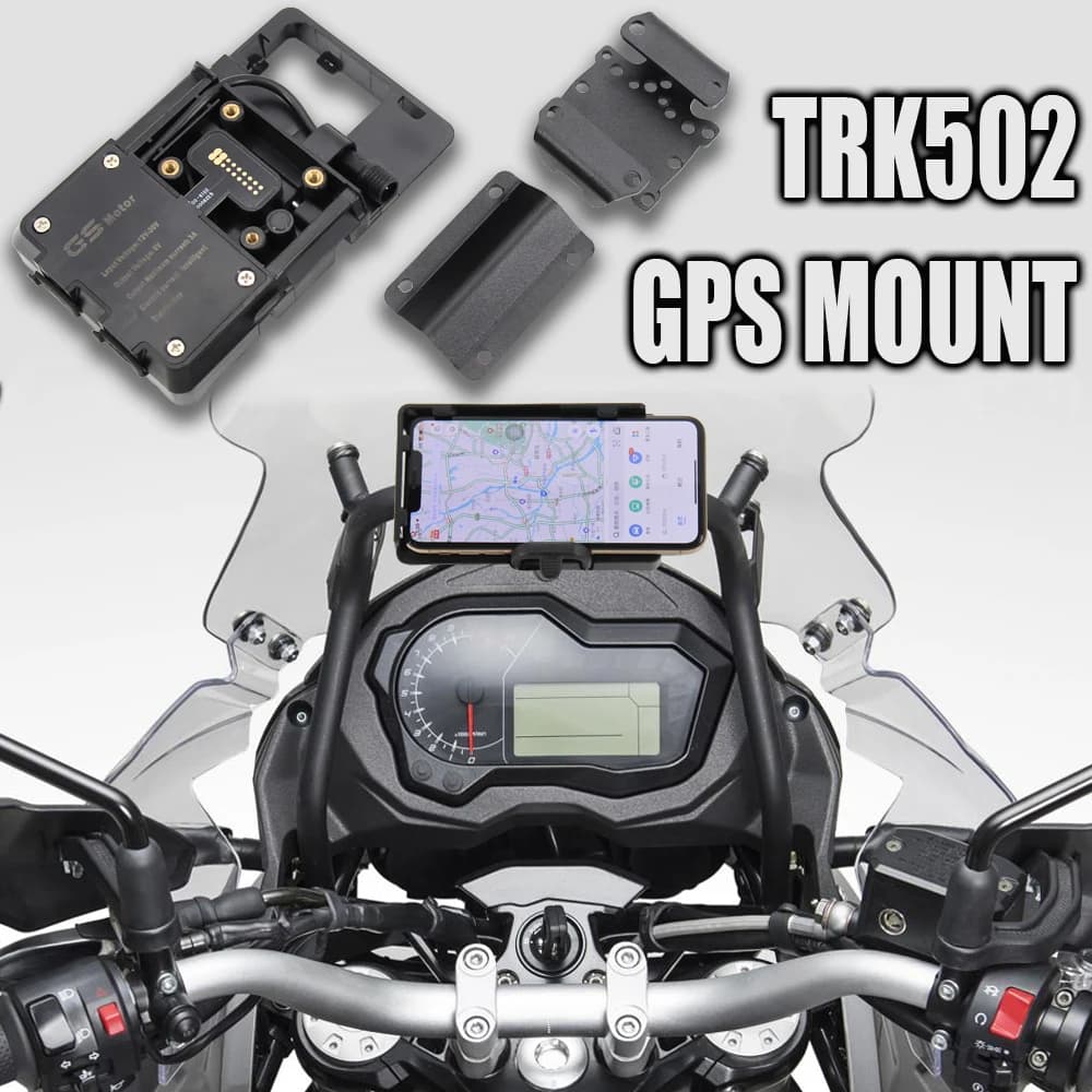 Suitable For BENELLI TRK502 Jinpeng TRK502X Motorcycle Accessories GPS Smart Phone Navigation Tablet Bracket Adapter Bracket Kit