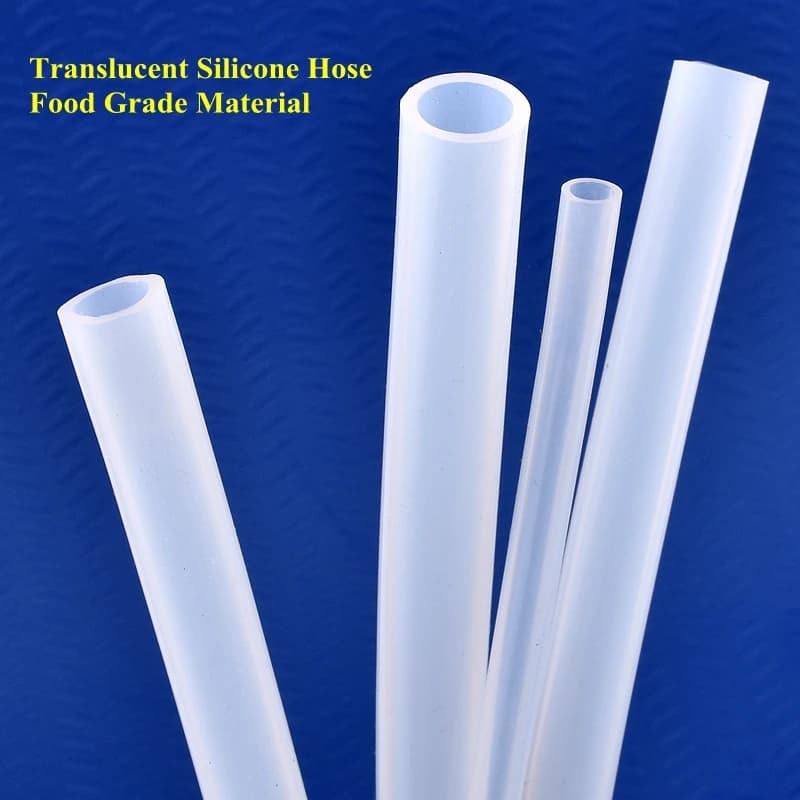 Tubo Flessibile in Silicone Trasparente per Alimenti da 10M, Diametro 1~5mm, per Acquario, Pompa ad Aria, Irrigazione Giardino