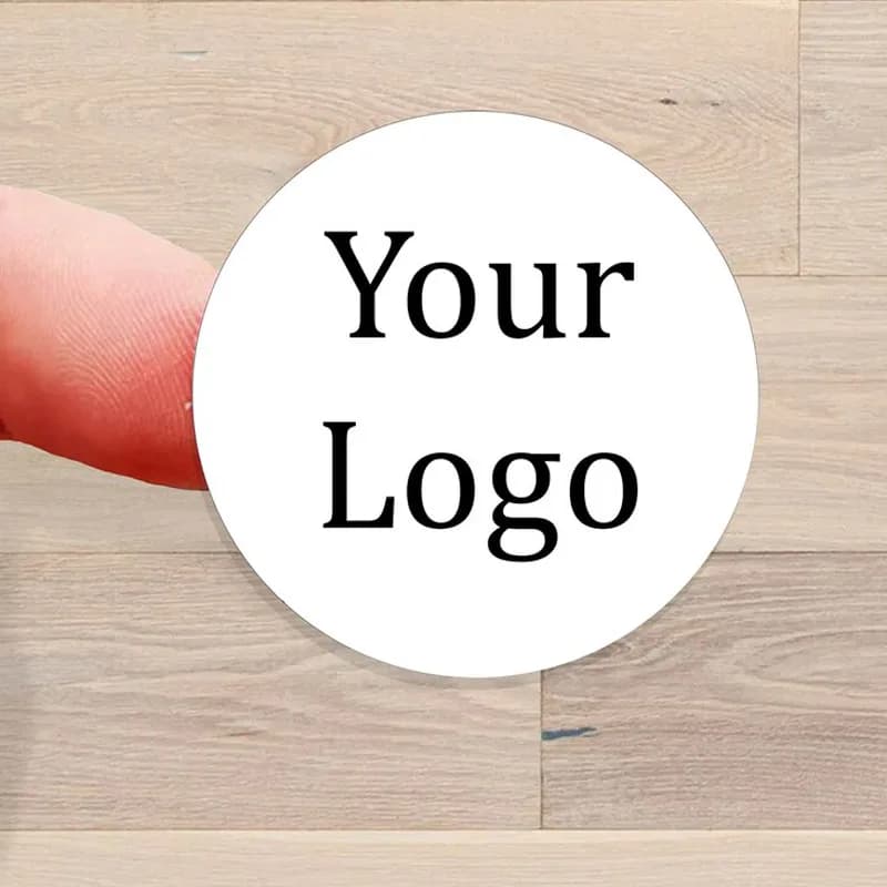 100 PZ 3 cm 4 cm 5 cm 6 cm 7 cm I tuoi adesivi con logo, stampati personalizzati, ideali per le piccole imprese, vengono forniti con 100 adesivi