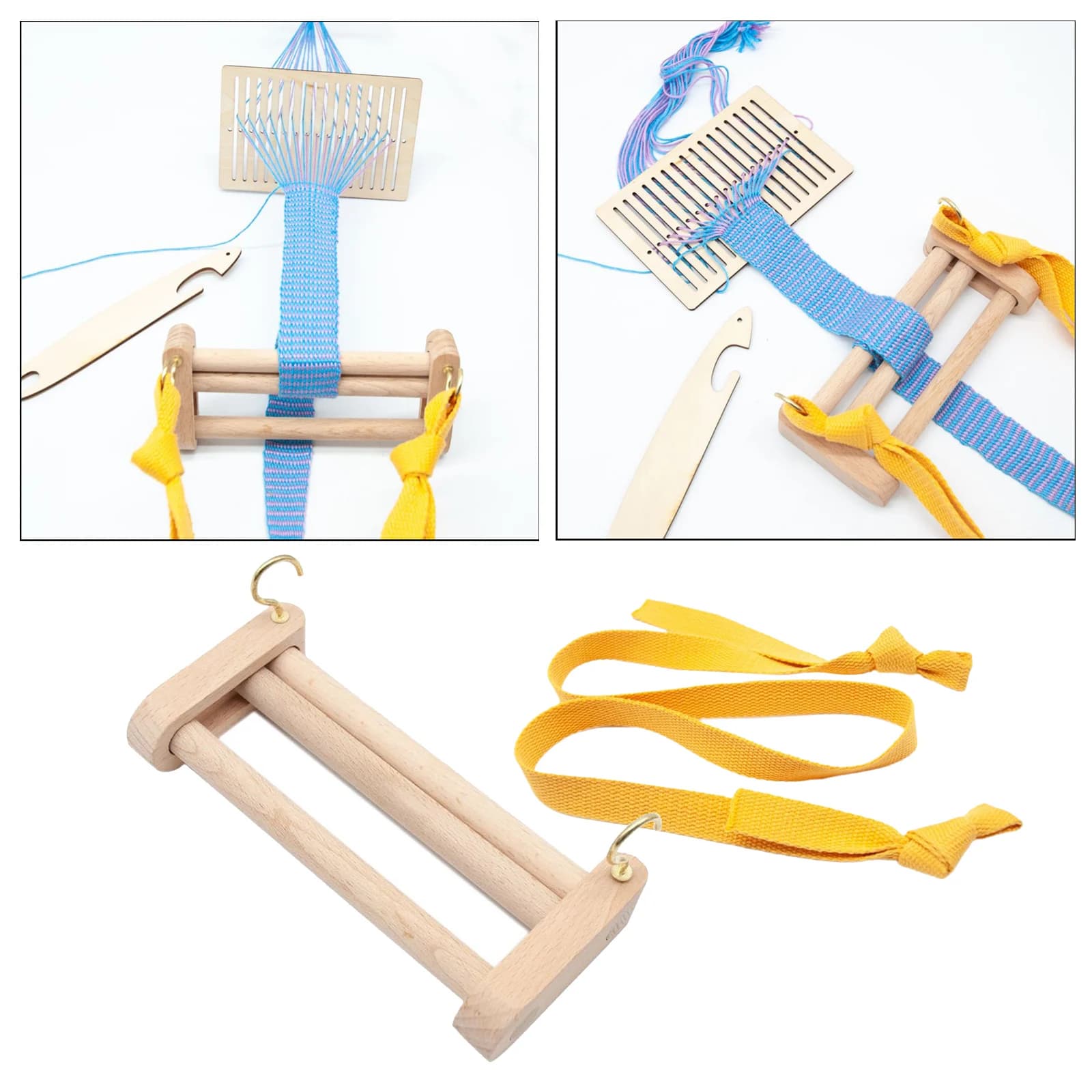 Durable Weaving Loom Webbing Holder Woven Weaving Supplies Household Webbing Holder Machine Knitting Sewing DIY Crafts Toys Tool
