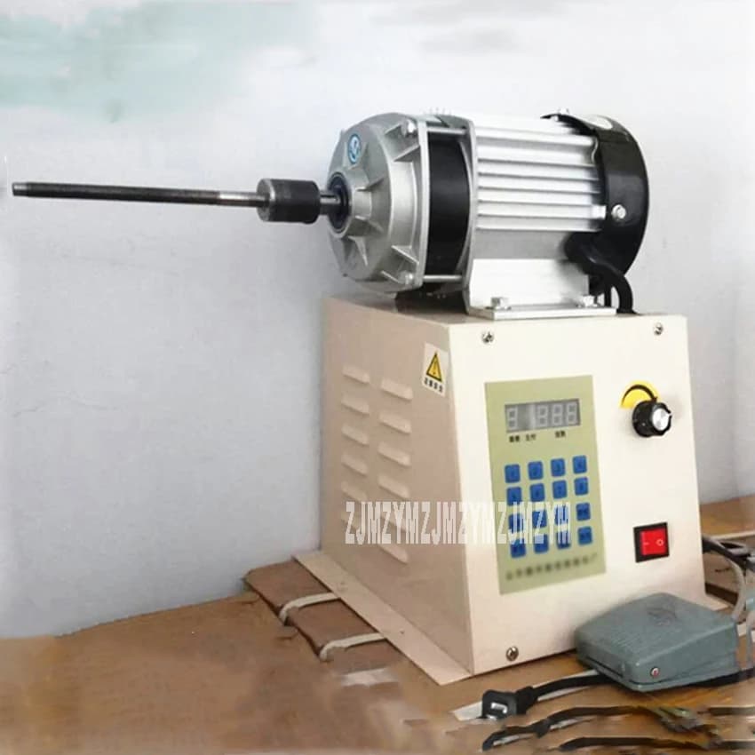 Bobinatrice CNC 650W/800W, bobinatrice automatica smaltata per filo avvolgitrice elettrica per bobine di filo 0-999 anelli 220V