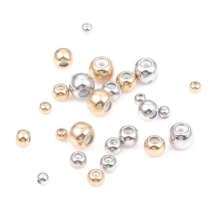 10 pz/lotto Foro Grande Tappo di Rame Perline di Silicone Regolazione Del Distanziatore Perline di Fascino Per La Vite Europea Off End Braccialetto Creazione di Gioielli