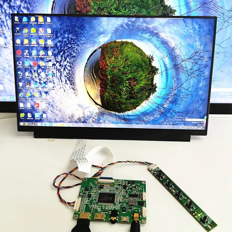 13.3-inch display capacitive touch module kit 1920x1080 IPS 2mini HDMI LCD module for car Raspberry Pi 3 Game PS3 XBox PS4 Monitor