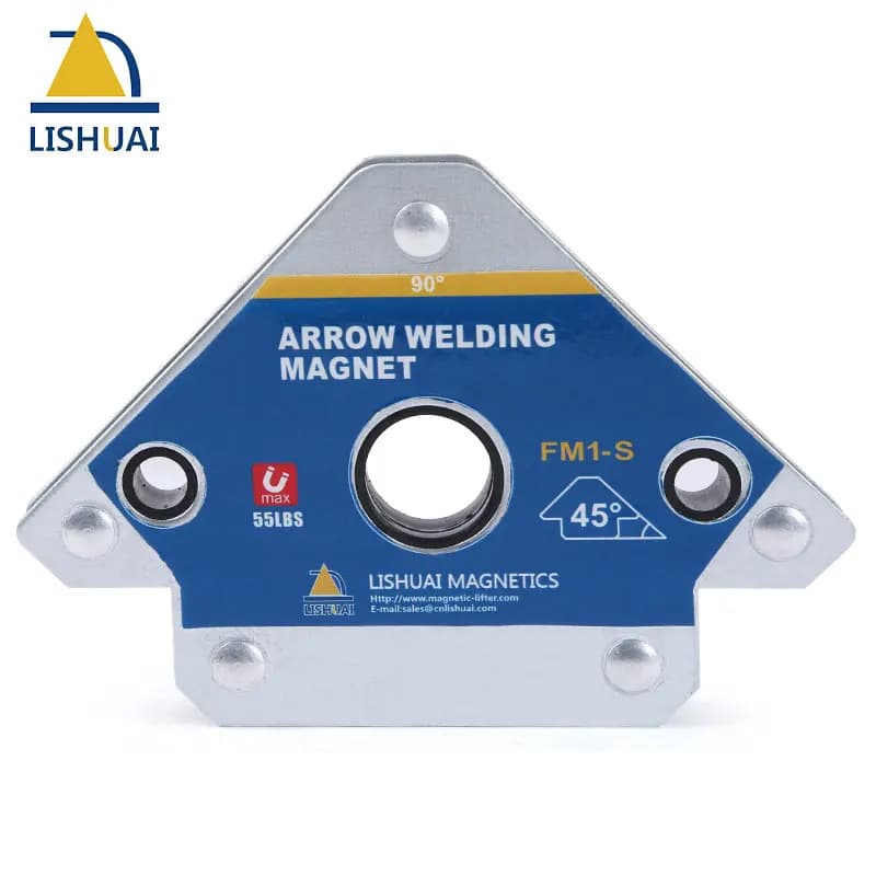 LISHUAI 2 ''/ 3 ''/4 ''Freccia Saldatura Magnete 45/90/135 Forte Supporto Magnetico £/£/110Lbs