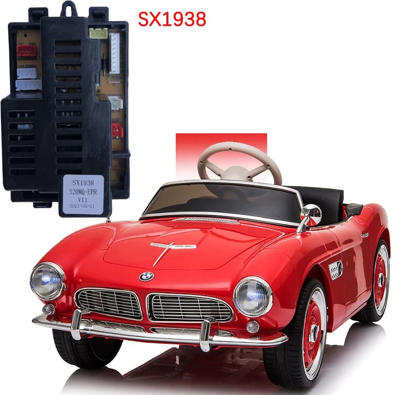 12V HLX SX1938 V11 Giro per bambini su giocattoli elettrici per bambini Auto 2.4G Bluetooth Scatola di controllo remoto Ricevitore Accessori Parti