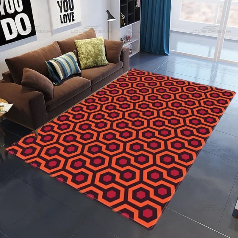 Hexagonal square decorative carpet art modern modern carpet for living room carpet for bedroom