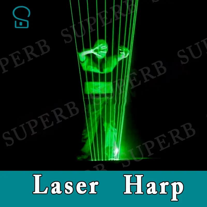 Takagism gioco prop arpa laser per room escape Game puzzle clues dispositivo gioca il ritmo giusto per sbloccare e uscire dalla stanza della camera