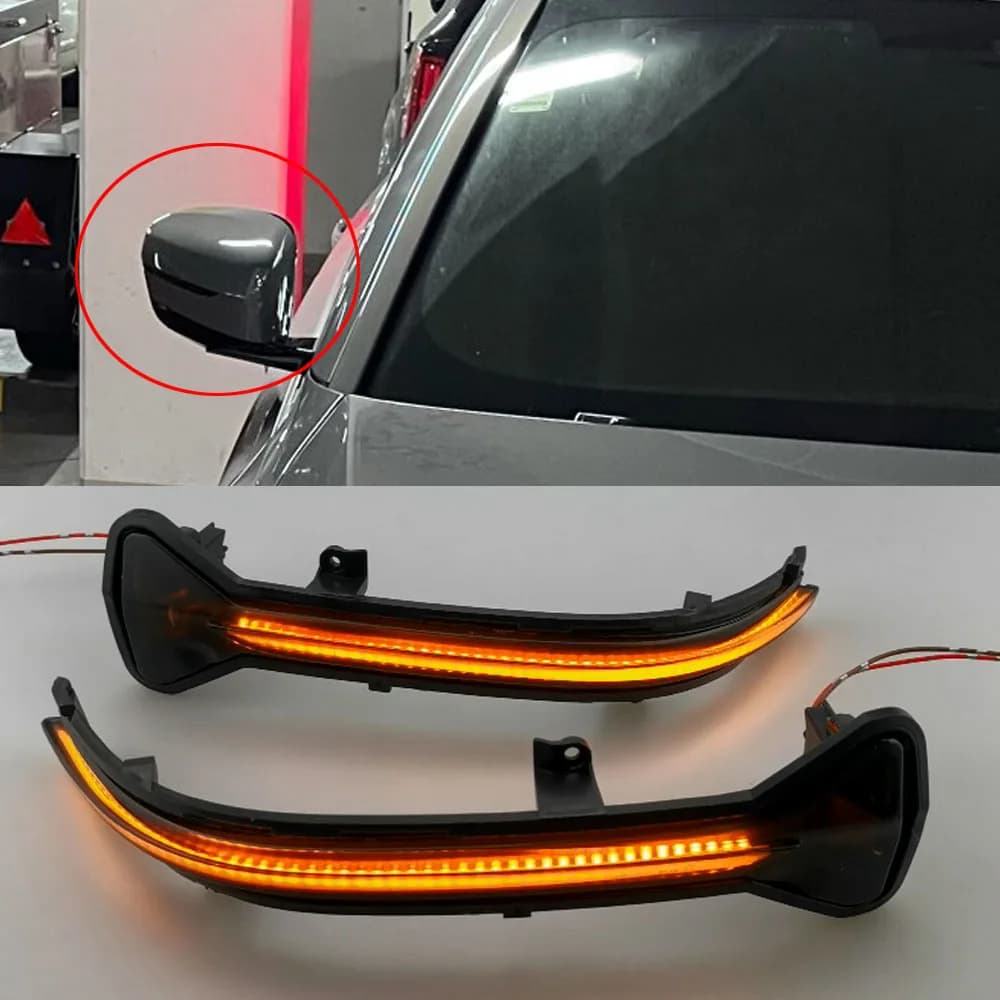 Coppia di indicatori di direzione per BMW M5 F90 2017 2018 2019 con guida a sinistra, LED dinamici per specchietto retrovisore, lampada indicatrice lampeggiante