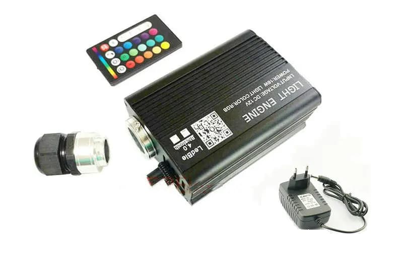 App smart phone Audio telecomandato Controllo vocale Fai da te 16W Car Sky Starry Star Light Motore Fibra ottica Soffitto domestico FAI DA TE 220V