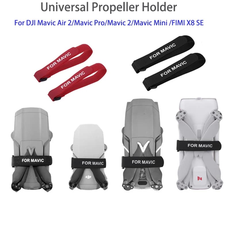 2pcs Propeller Stabilizers Fix Holder Velcro Fixing Strap For DJI Mavic Air 2s/Mavic Mini 2 /Mavic 2/Mavic Pro/Fimi X8SE