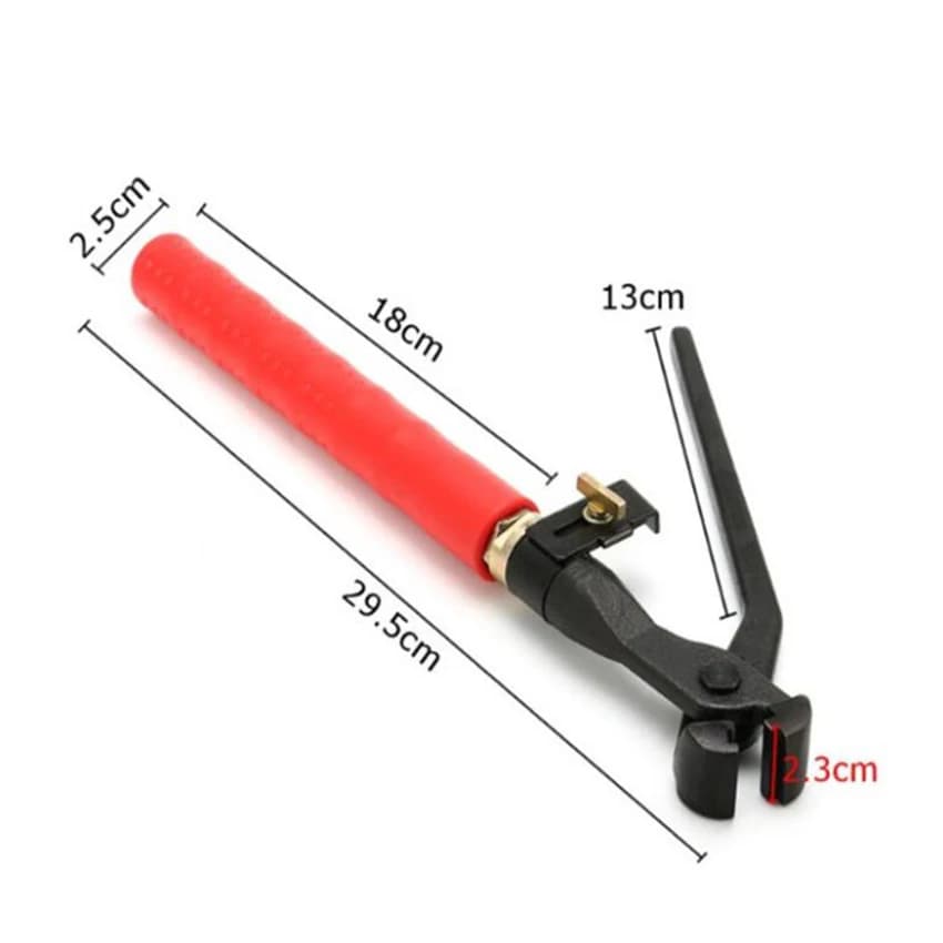 Pinza manuale per torsione del filo per tondo per cemento armato, legatura del filo per tondo per cemento armato per 0,8/1/1,2/1,5 mm, strumento per recinzione per torsione del filo metallico per cemento,