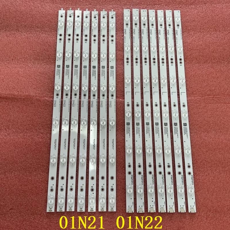 Striscia LED per 49PUT6401/12 49PUS6432 49PUS6401 49PUH6101 49PUS6561 49PUS6501 49PUS7502/12 01N21 01N22-A TPT490U2-EQLSJA.G