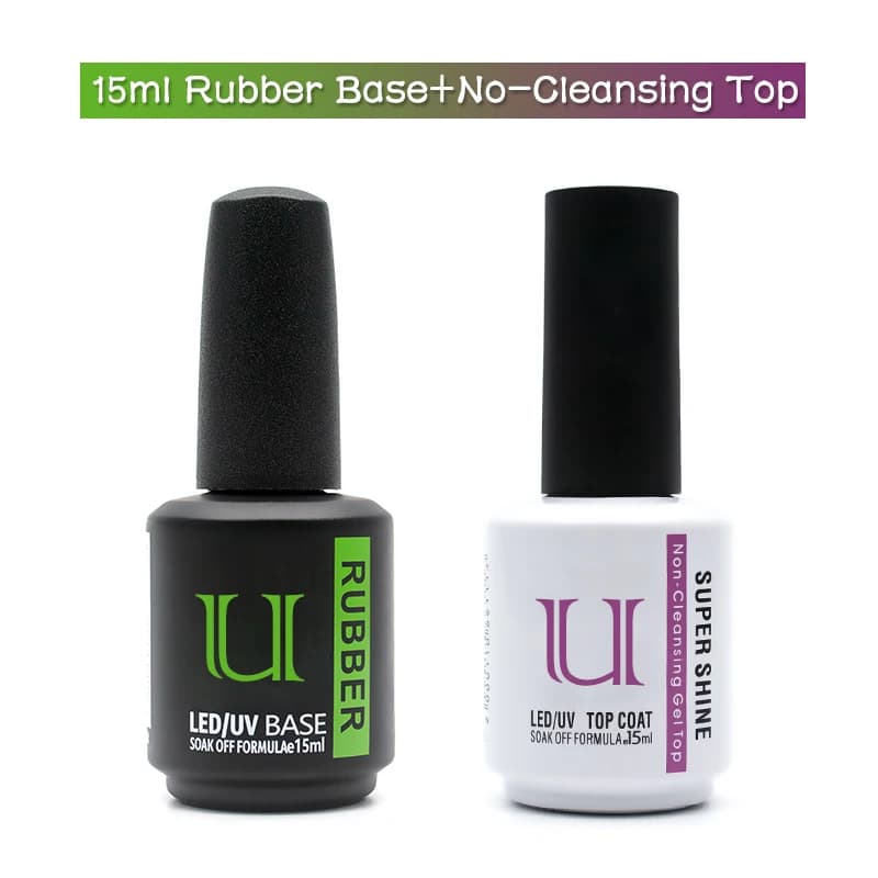 Rubber base and top coat without cleaning All for manicure 15ml Primer gel without acids Nail polish Top matte Hybrid nail removal device Gellak