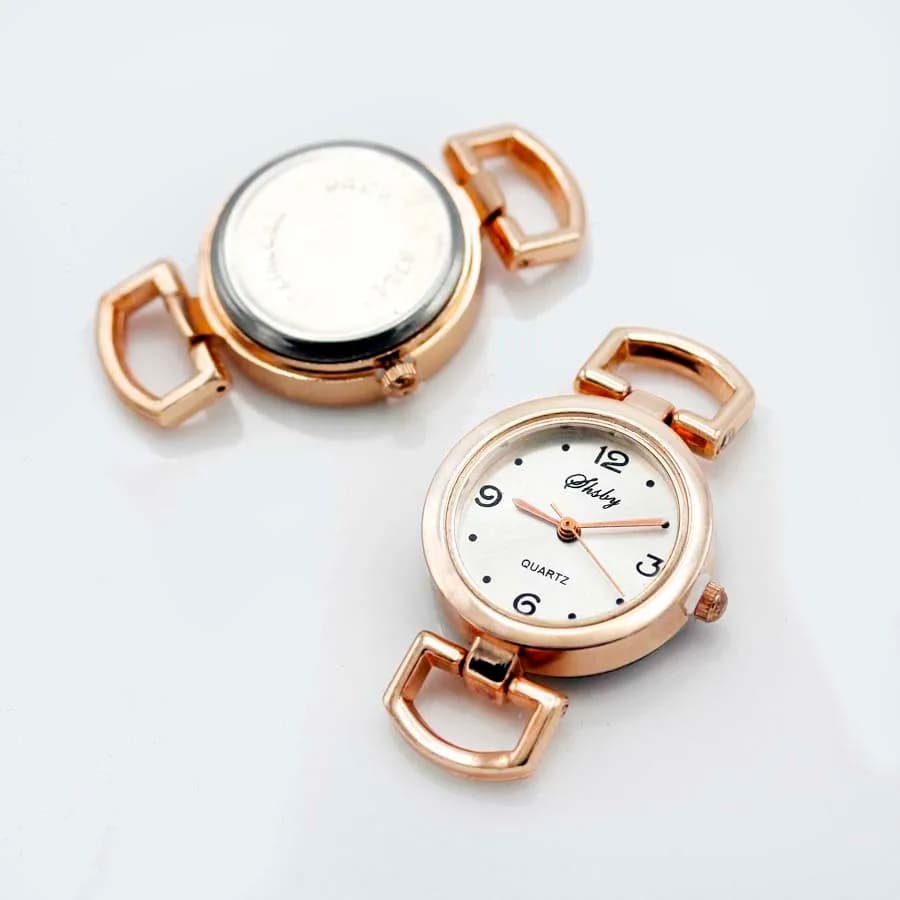 Shsby personality fai-da-te pink gold watch header Roman numerals circle table clock nucleus bracelet accessories for wholesale watches
