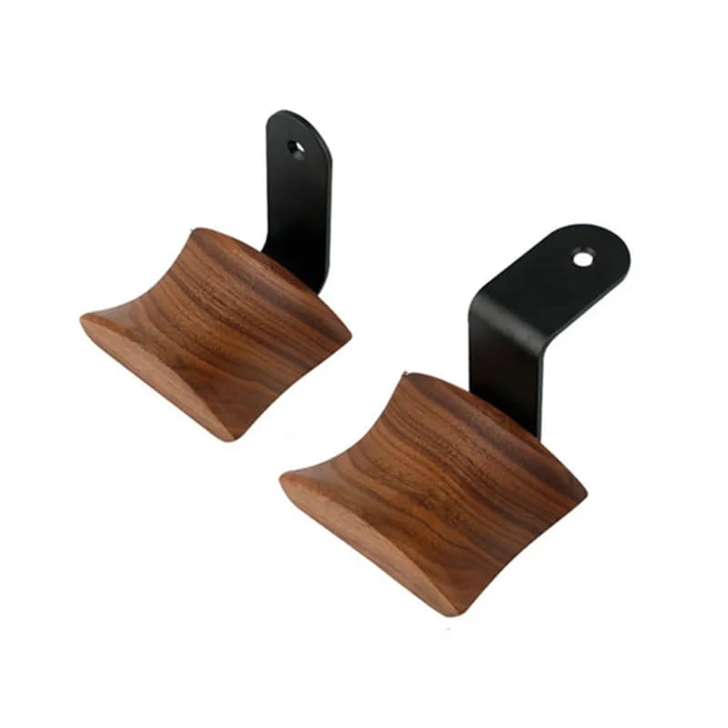 Universal Headphone Stand Wooden Headset Holder Good Wall-mounted Headphone Hook Metal Display Rack Good Quality New On Sale 1PC