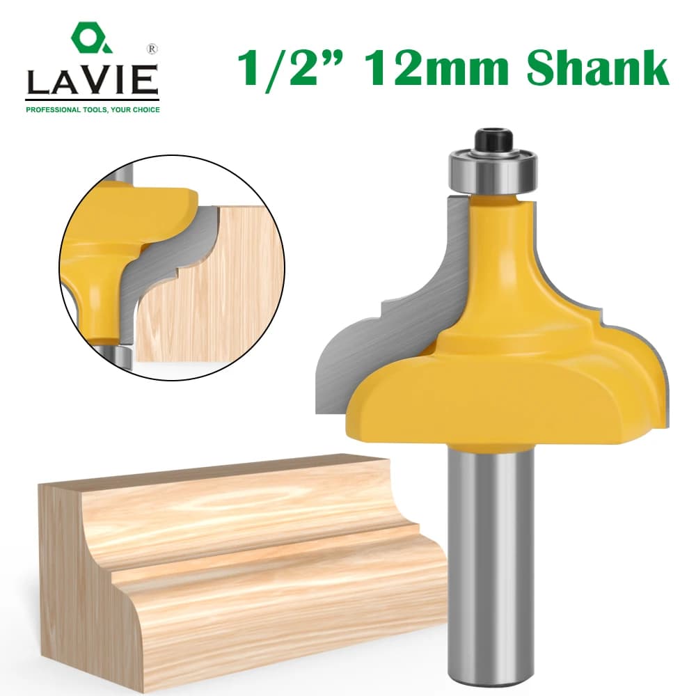 1 pz 12mm 1/2 pollici gambo cornice per foto modanatura bordo Router Bit classico "lavorazione del legno fresa per strumento di legno MC03093