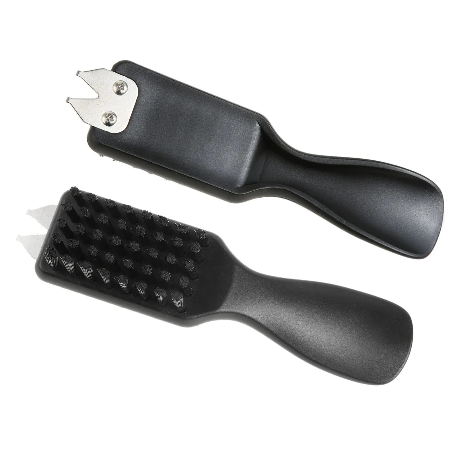 Spazzola per la pulizia delle scarpe da Golf setole per la pulizia in Nylon resistente con manico per calzascarpe e chiave a punta scanalatura strumenti per la rimozione del fango sporco nero