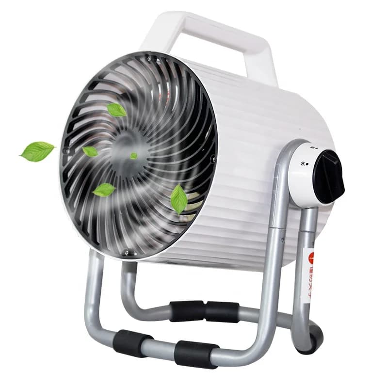 Ventilatore turbo circolatore d'aria da 55 W Piccolo ventilatore purificatore d'aria Filtro personalizzato Ventilatore elettrico di circolazione a convezione per turbina d'aria domestica