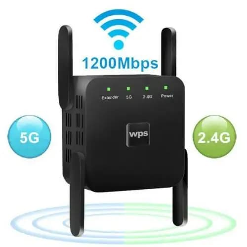 Ripetitore WiFi Extender WiFi 2.4G 5G Wireless WiFi Booster Amplificatore Wi Fi 5ghz Ripetitore di segnale Wi Fi Wi-Fi 1200Mpbs