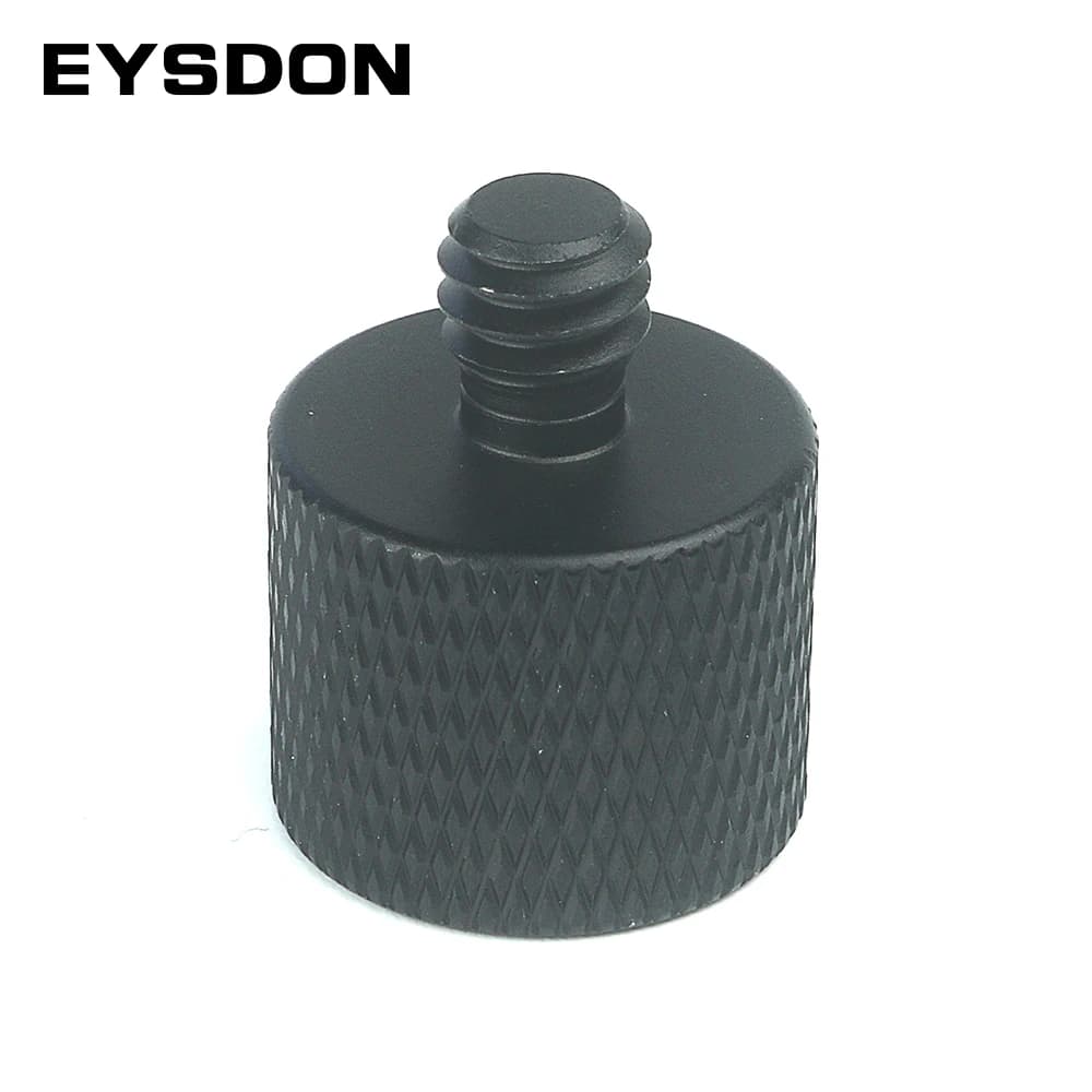 EYSDON Prolongation screw adapter with 1/4" to 1/4" male-female thread for Flash binoculars for camera Tripod Support for light