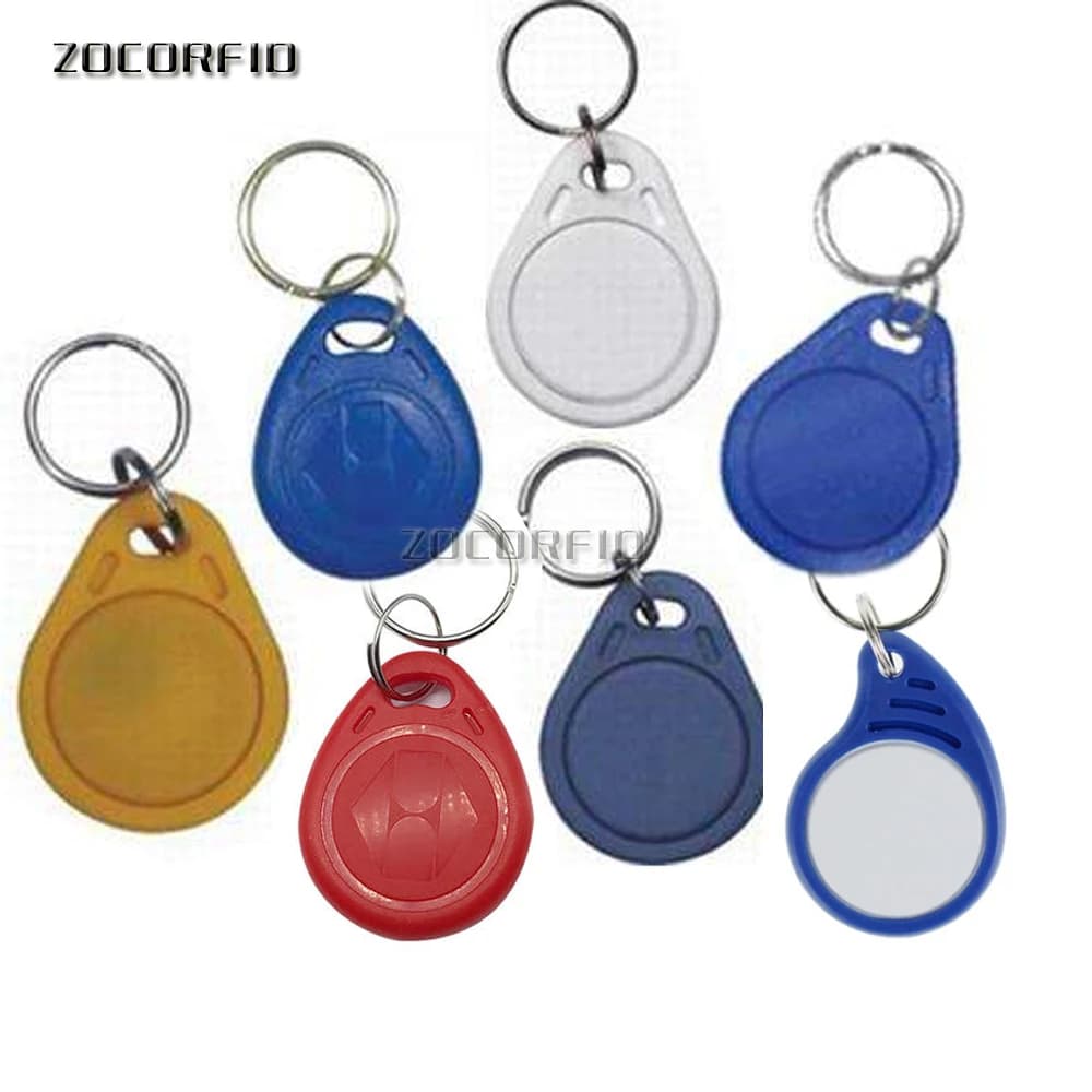 Portachiavi RFID IC Portachiavi 13,56 MHz Tag chiave NFC Tag token ISO14443A MF 1k per sistema di controllo accessi intelligente