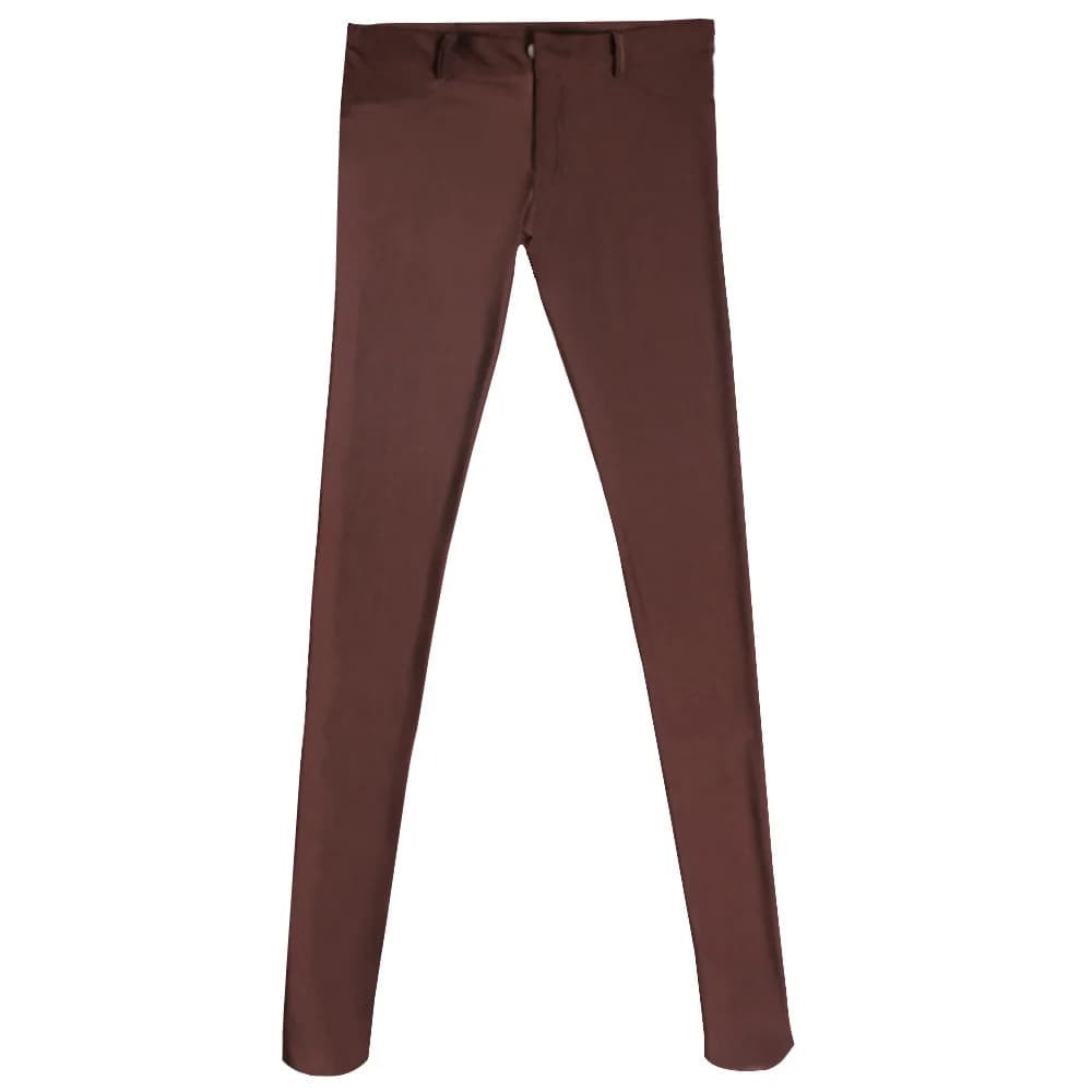 Men Sexy Pants with Socks Leggings Spandex Barber Trousers Slim Tight Stretchy High Elastic Nightclub