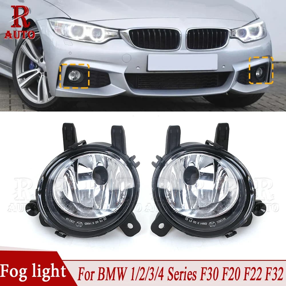 R-AUTO Auto bumper Front Fendinebbia Guide Fendinebbia Mounting For BMW Series 3 F30 F31 F35 2012 2013 2014-2019 63177248911