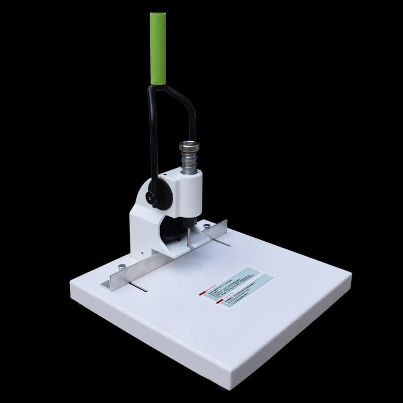 T30S manual drilling machine for single hole jobs, for plastic bags, textiles, photo albums, labels, recipes, binding machine