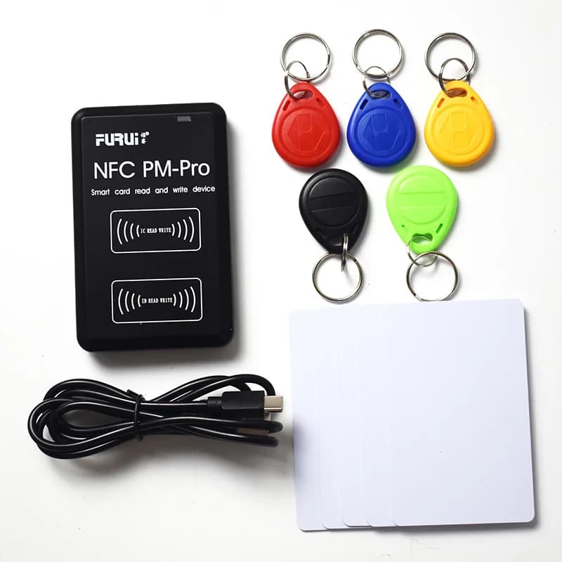 NUOVO PM-Pro IC/ID Duplicatore 13,56 Mhz Lettore RFID Scrittore NFC Funzione di decodifica completa Copiatrice di schede