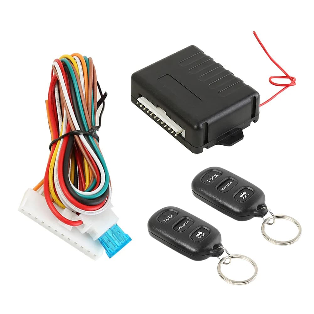 Serratura centralizzata universale sistema di accesso senza chiave chiusura centralizzata accessori di allarme per auto porta Windows telecomando tronco 410/T126