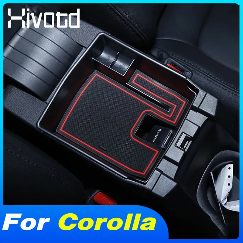 Scatole portaoggetti per bracciolo centrale, contenitore portamonete, accessori per la decorazione interna, prodotti per auto per Toyota Corolla 2021-2019