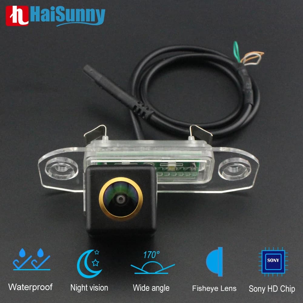 CVBS AHD telecamera retromarcia per auto per Volvo S60 XC60 XC90 S80 V60 V70 linea di parcheggio specchio immagine obiettivo Fisheye visione notturna HD