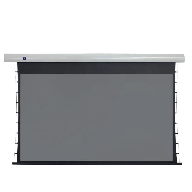 Schermo per proiettore tensionato motorizzato 16:9 4K Schermo per proiezione ALR in cristallo nero per il tuo home theater