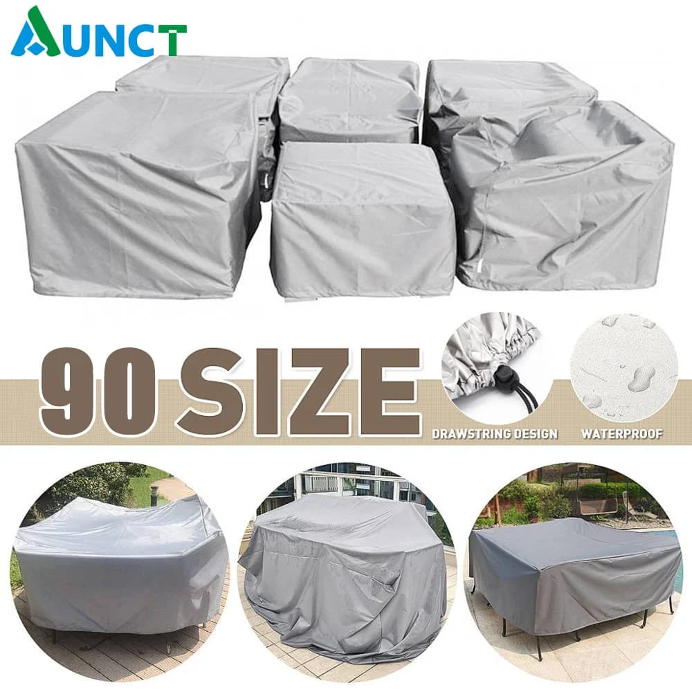 90 sizes Garden furniture for outdoor patio Waterproof covers Rain and snow covers for sofa, table, chair, dust cover