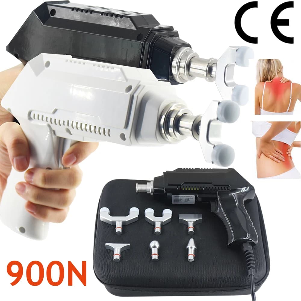 900N Chiropractic Electric Correction Gun Top Quality Adjustable Intensity Therapy Instrument Portable Correction Massager Gun