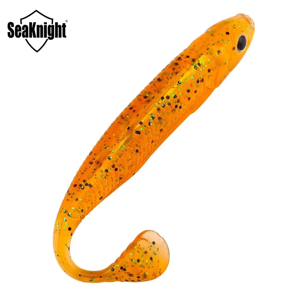 SeaKnight marca Soft Lure 6g 10cm 3.9 pollici Deep Fish Shape Soft Bait Fishing Lure acqua salata/pesca d'acqua dolce 4 pezzi/borsa